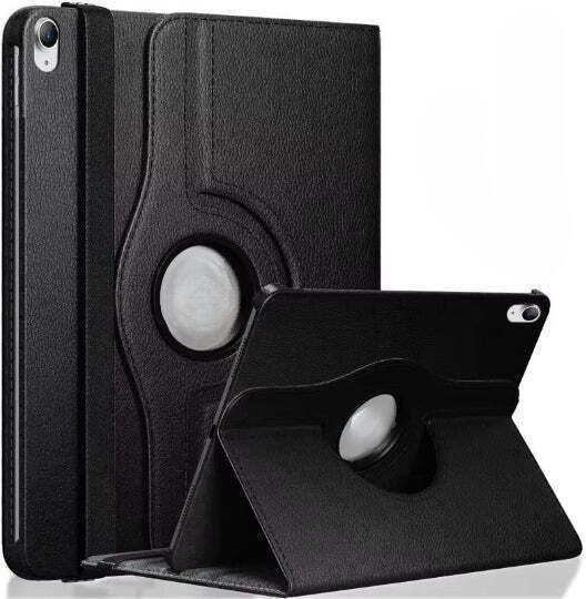 Flip Cover Rotating Durable Black (Ipad A16 11th Gen, Ipad 10.9" 10th Gen)