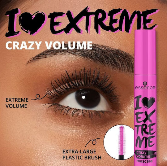 Essence I love Extreme Crazy Volume Mascara pentru Volum Negru 12ml