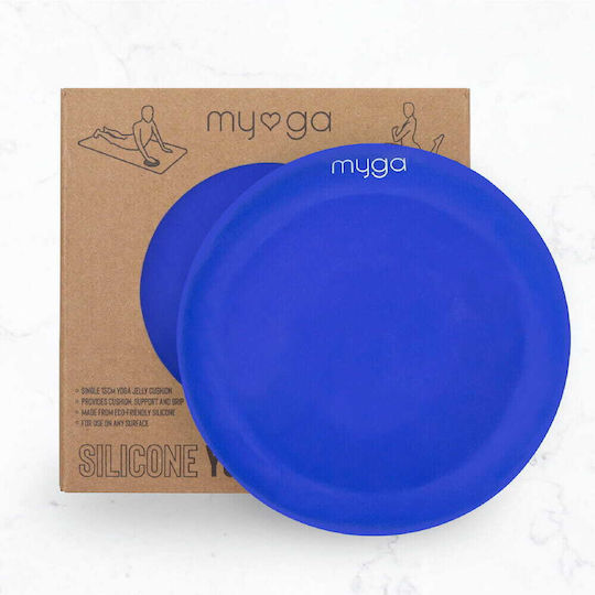 Myga Saltele Gel Yoga Albastre