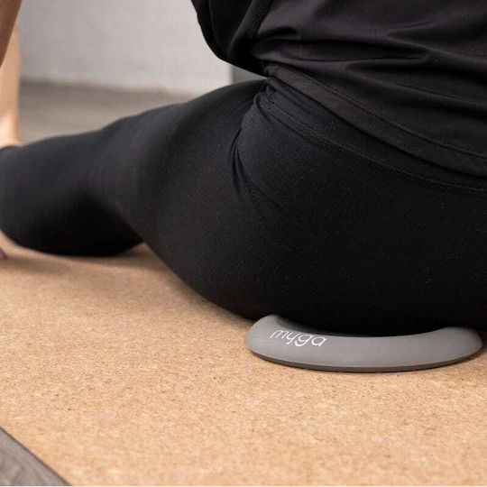 Myga Gel Yoga Mat Support Pad Gray