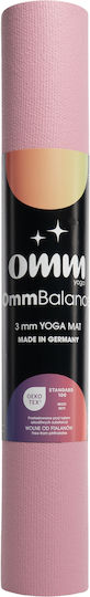 OMM Yoga Exercise Mat Pink 183x60cm