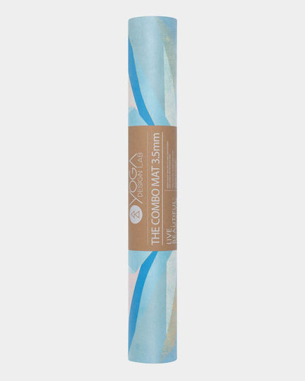 Yoga Design Lab Yoga Trainingsmatte Blau 178x61cm