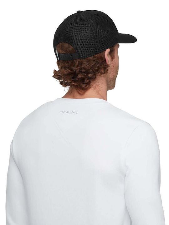 Jockey with Mesh and Flat Brim White