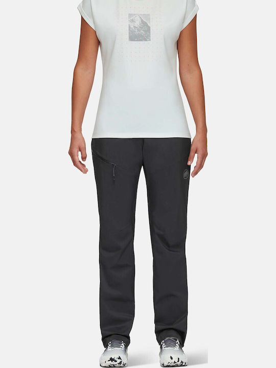 Mammut Pantaloni lungi de drumeție pentru femei Negri Mammut Pantaloni lungi de drumeție pentru femei Negri