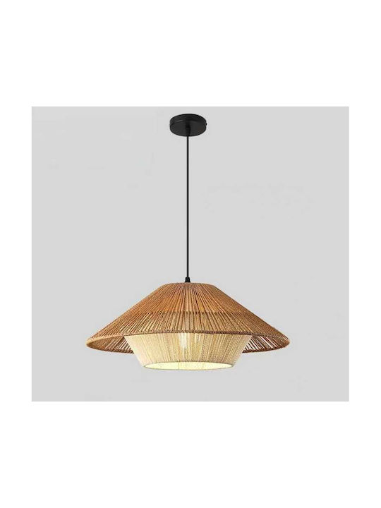 Boho Grid Pendant Light with E27 Socket