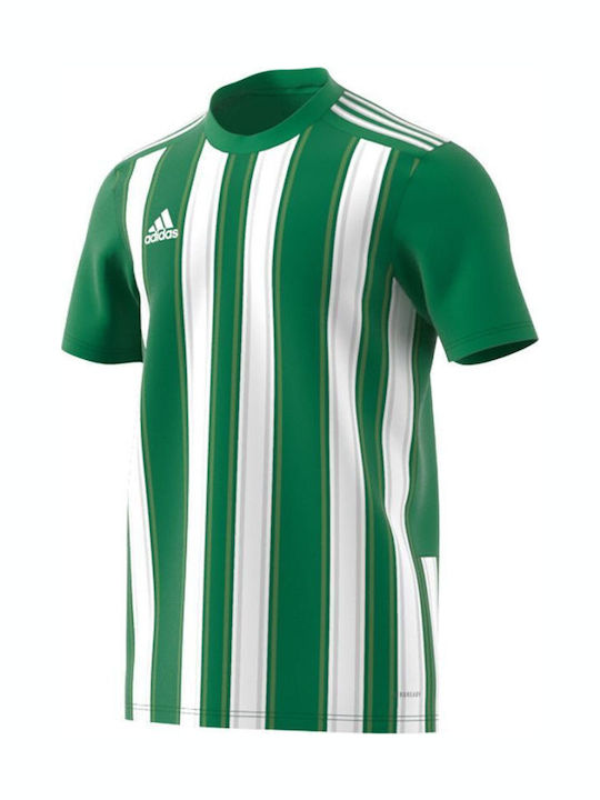 Adidas Striped 21 Jsy T-shirt M H35644 White Green
