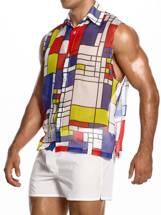 Short Sleeve Overshirt Multi