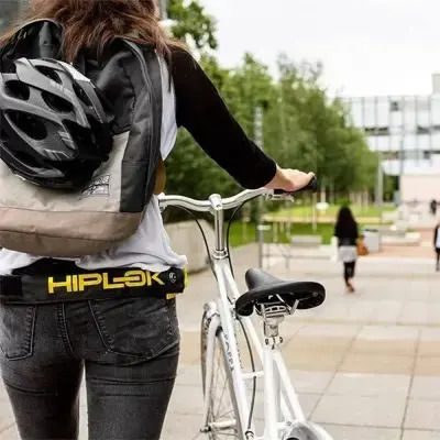 Hiplok Lite Kettenschloss Länge 75cm Farbe Blau