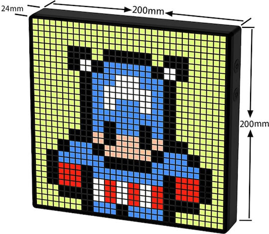 GloboStar Scrolling LED Sign One-Sided 32x32cm RGB