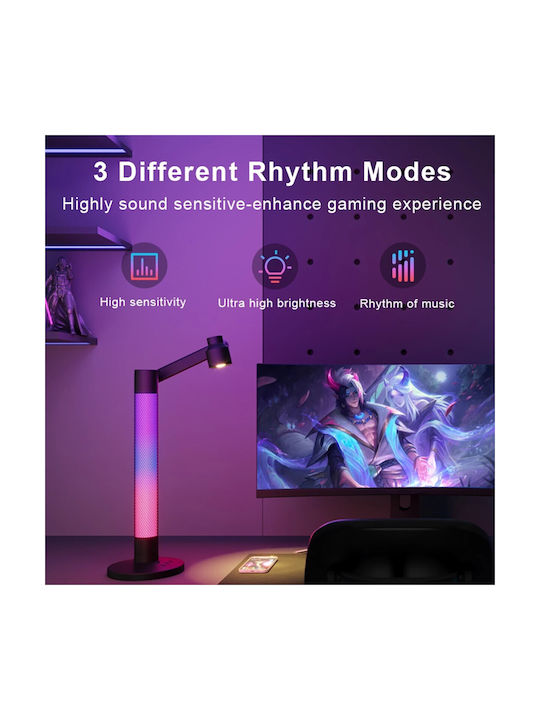 GloboStar Декоративно Осветително Тяло LED RGB 14x14x50см.