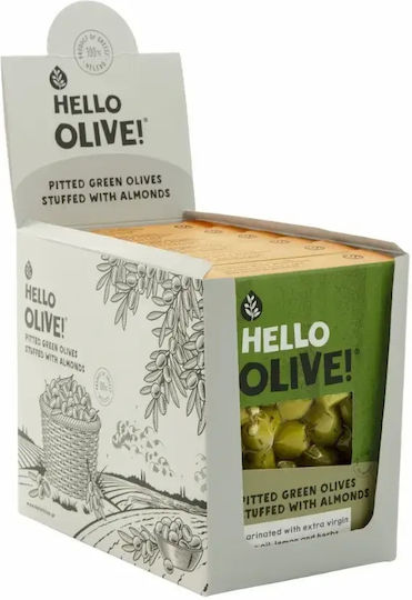 Hello Olive Зелени маслини с пълнеж 200гр