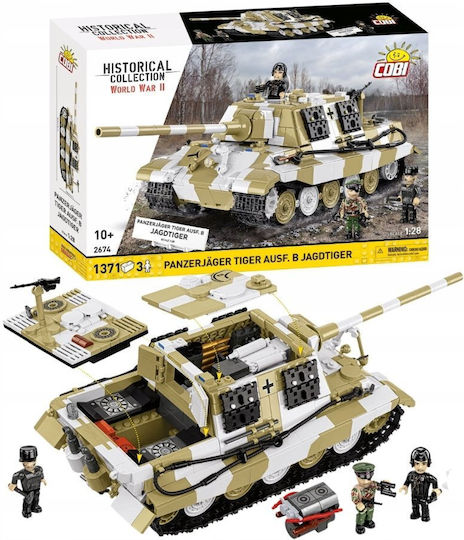 Cobi Cuburi de construit educative Tiger Ausf.B 1371 buc