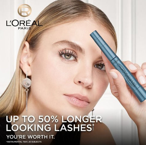 L'Oreal Paris Telescopic Lengthening Mascara Waterproof Black 10ml