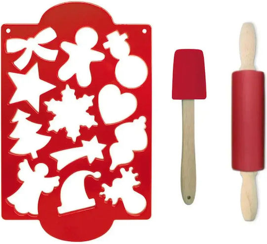 Offer Scrap Cooking Pastry Set & Bucket 18 Christmas Cookie Cutters