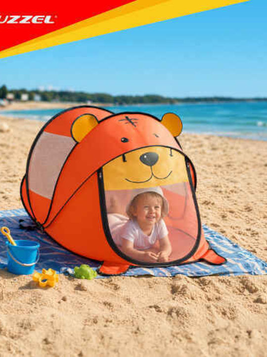 Kruzzel Children's Castle Pop Up Tent Orange
