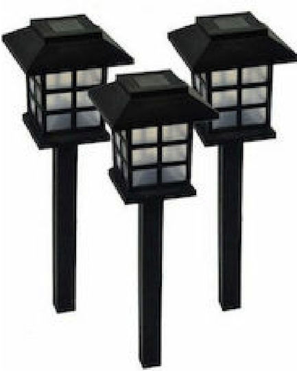 SPV Set 12 Solarleuchten Fanal Warmes Weiß mit Fotowiderstand 37x8.5cm