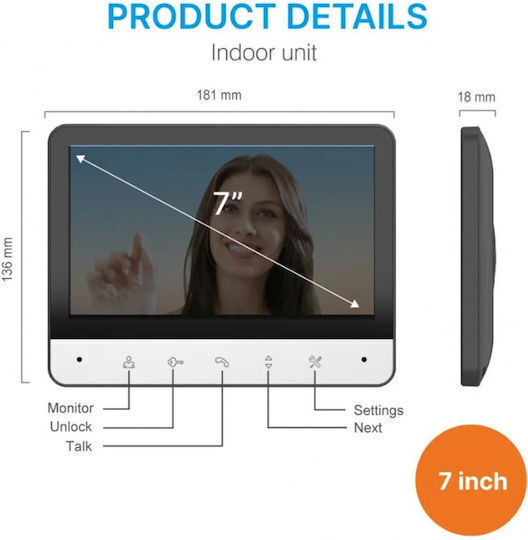 SPV Wireless Video Intercom Set