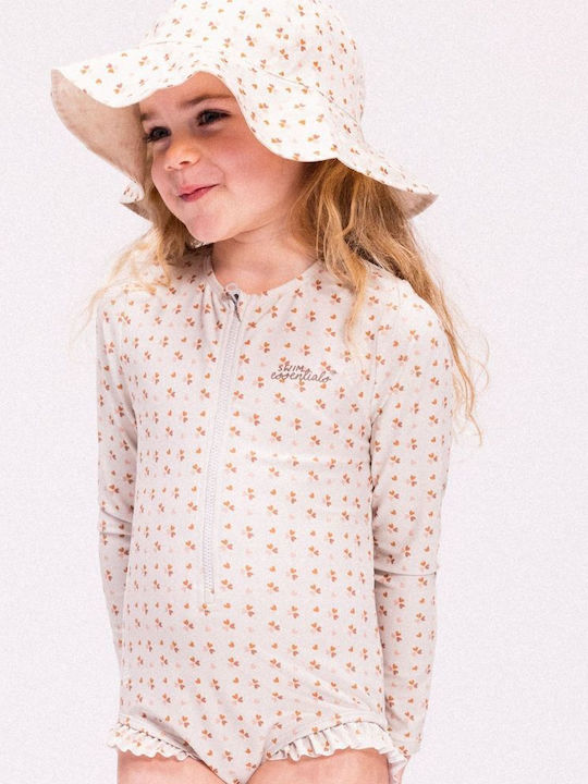 Swim Essentials Παιδικό Μαγιό Ολόσωμο με Μακρύ Μανίκι Cozy Hearts