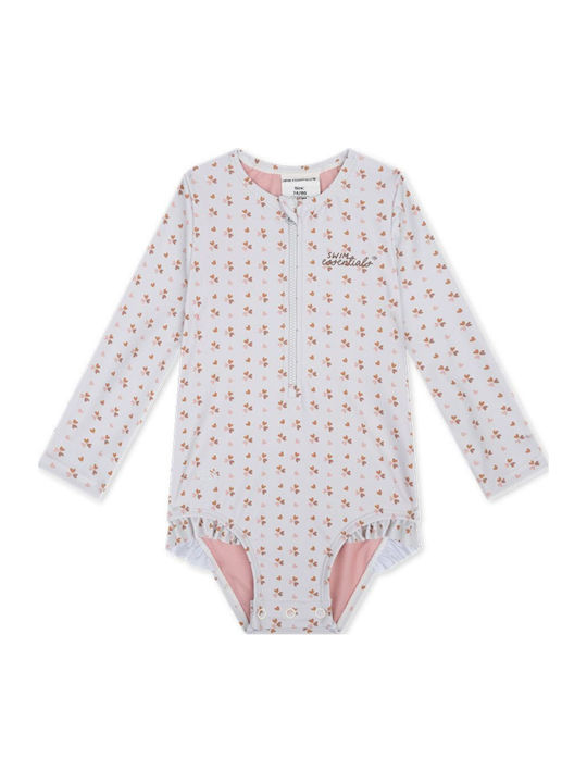 Swim Essentials Παιδικό Μαγιό Ολόσωμο με Μακρύ Μανίκι Cozy Hearts