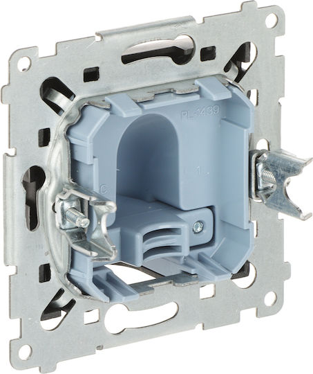 Kontakt-Simon Recessed Wall Switch with Frame White