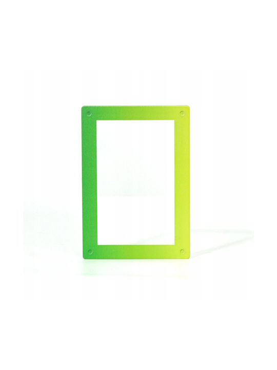 Loveinstant Plastic Photo Frame With Green Frame