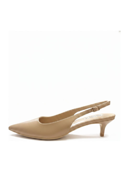 Heels with Low Heel Pink
