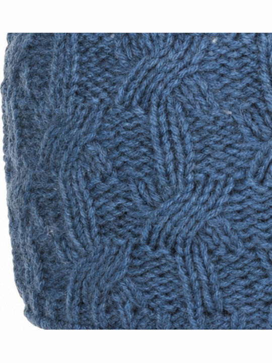 Beanie Women's Knitted Beanie in Blue Color