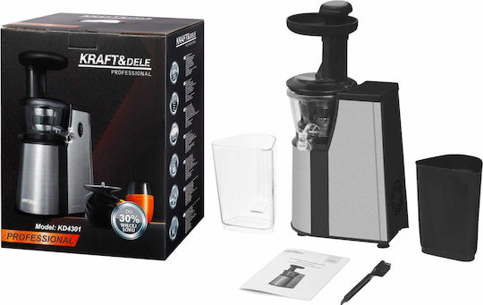 Kraft & Dele Storcător de Fructe cu Presare Lentă 450W Gri