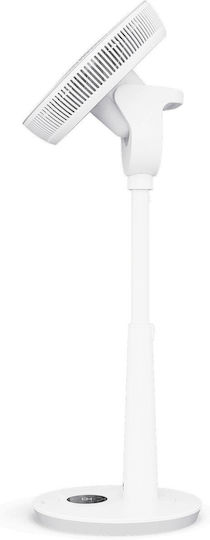 Duux Whisper 3 Стоящ Вентилатор 19W Диаметър 34cm с Дистанционно Бял