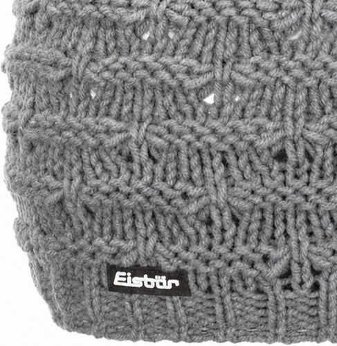 Beanie Damen Strickmütze in Grau