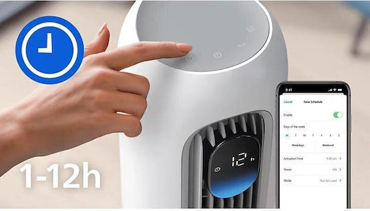 Philips 7000 Series Ανεμιστήρας Πύργος 30W με Τηλεχειριστήριο Λευκός