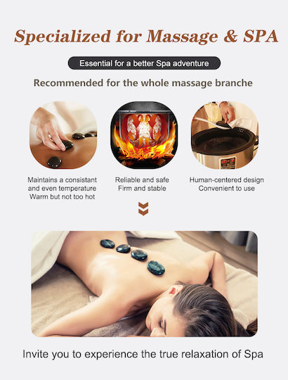 SuperOrtho Hot Stones Βασάλτη 4τμχ