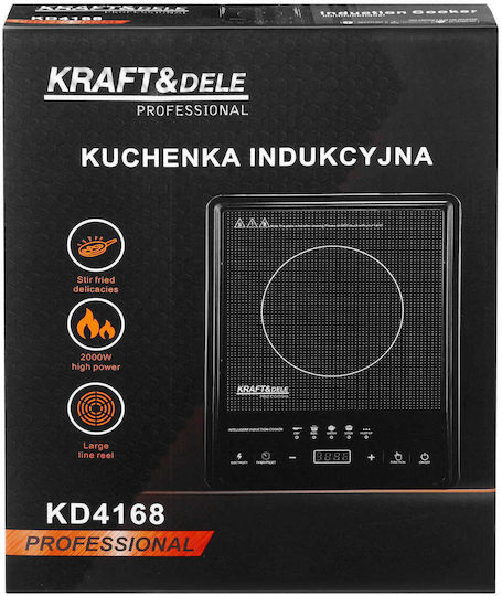 Kraft & Dele Επιτραπέζια Εστία Επαγωγική Μονή