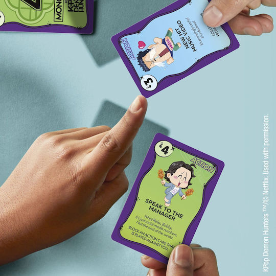 Επιτραπέζιο Παιχνίδι Monopoly Deal Hunters Of Demons K Pop για 2-5 Παίκτες 8+ Ετών G4498 (EN) Hasbro