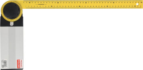 Vorel Winkelmesser Zimmerleute Aluminium Länge 35cm mit Winkelmesser