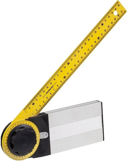 Vorel Winkelmesser Zimmerleute Aluminium Länge 35cm mit Winkelmesser