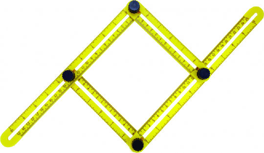 Topmaster Carpenters Angle Ruler Plastic Flexible Ruler from Plastic