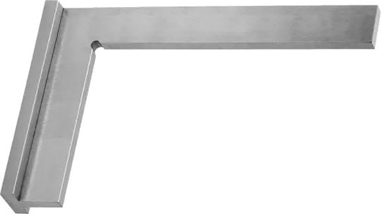 Luckhaus Angle Ruler Blacksmiths Metallic with Rabbet Length 20cm
