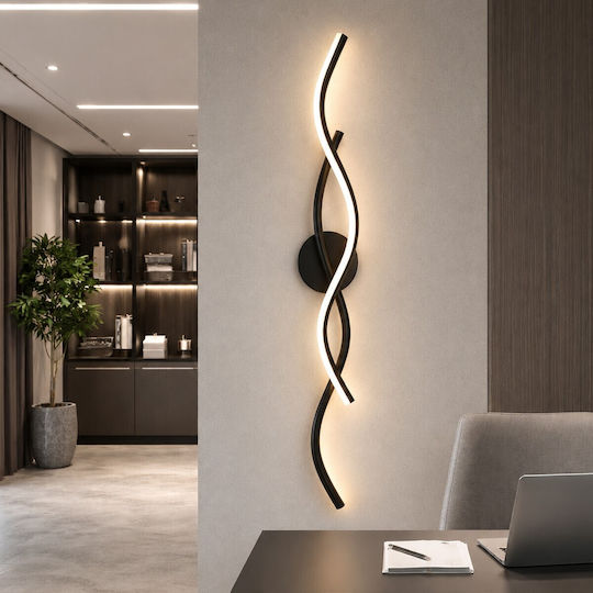 VenCore Modern Wandleuchte mit Integrierte LED und Warm zu kühlem Weiß Gold