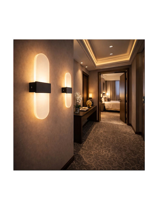 VenCore Φωτιστικό Τοίχου LED Λευκό 5x30εκ. VenCore Φωτιστικό Τοίχου LED Λευκό 5x30εκ.