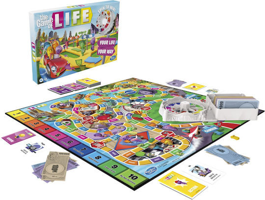 Επιτραπέζιο Παιχνίδι Game Of Life για 2-4 Παίκτες 8+ Ετών (EN) Hasbro