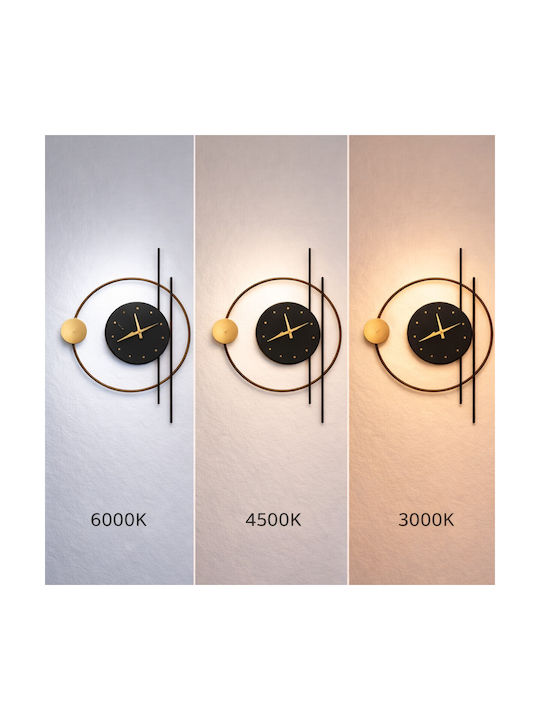 VenCore Modern Wall Lamp with Integrated LED and Adjustable White Light 42x5cm