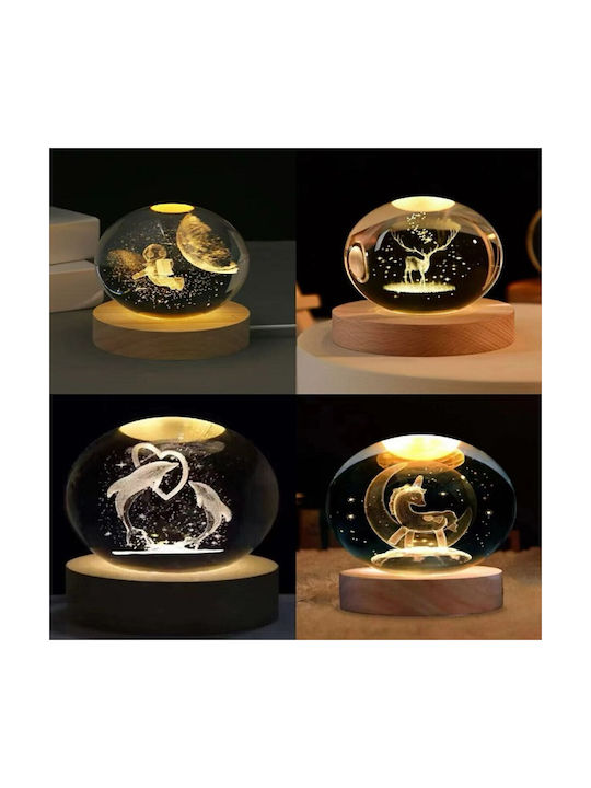 Decorative Lighting Crystal Ball 3x3cm