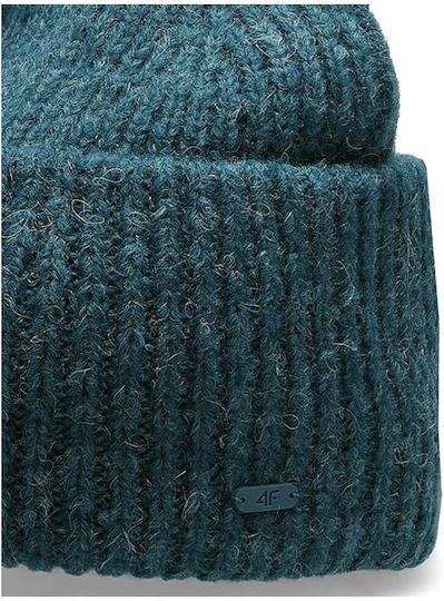 Beanie Γυναικείος Σκούφος Πλεκτός σε Πράσινο χρώμα