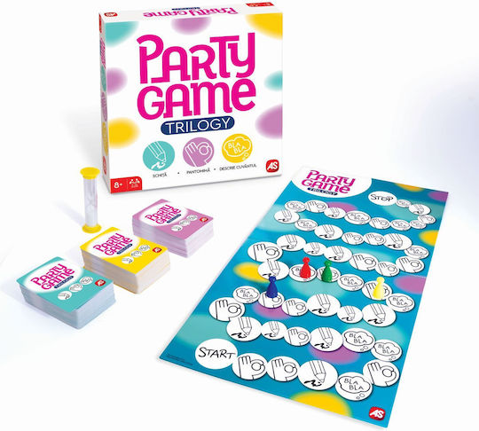Επιτραπέζιο Παιχνίδι Party Game Trilogy για 3-16 Παίκτες 8+ Ετών 1040-22268 (RO) AS