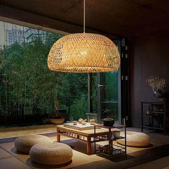 VenCore Boho Grid Pendant Ceiling Light with E27 Socket 60x60x30cm