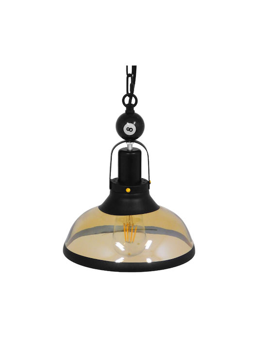 VenCore Pendant Light Black 25x25x29cm