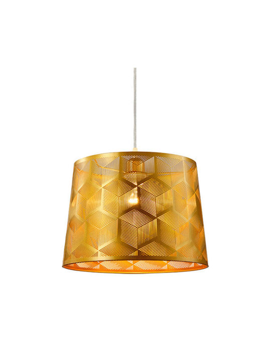Elmark Marsel Pendant Light Gold Bell with Socket E27 36x360cm