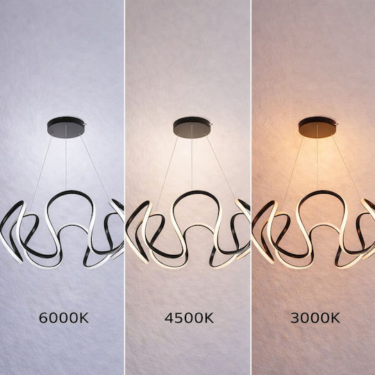 VenCore Ceiling Light Gold LED With Adjustable Warm To Cool White Light 48x48x18cm