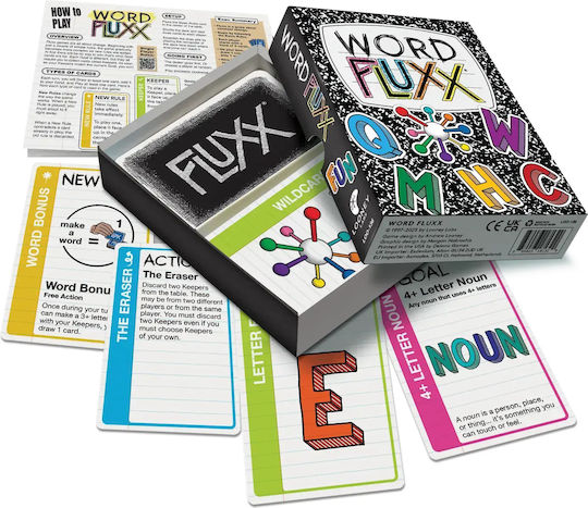 Επιτραπέζιο Παιχνίδι Word Fluxx για 1-6 Παίκτες 8+ Ετών (EN) Looney Labs